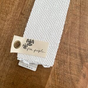 Free People White Crochet/Lace Socks NWT